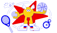 Slam holding basketballs